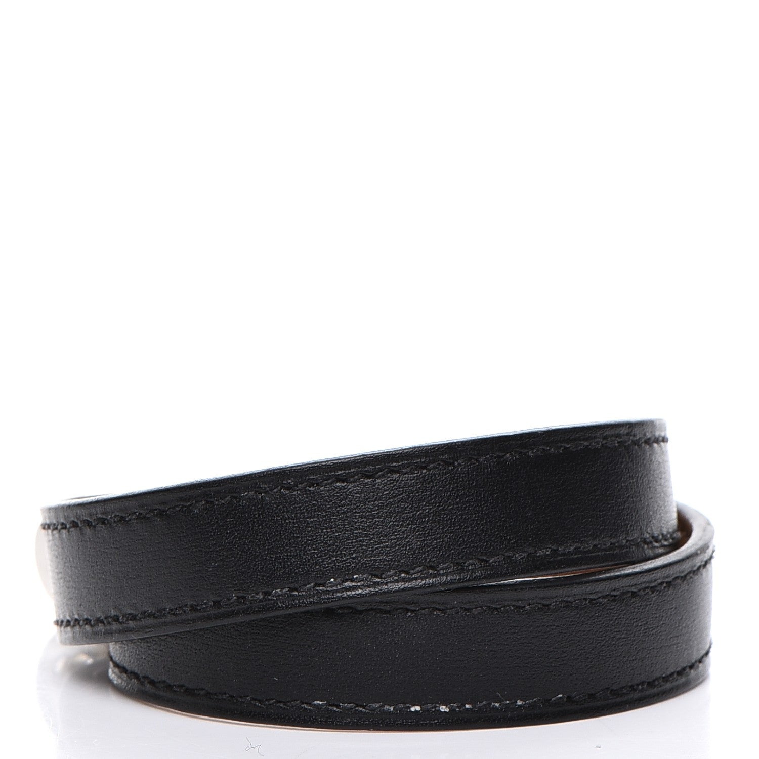 Hermes Chamonix Kelly Double Tour Bracelet S Black 3 of 8
