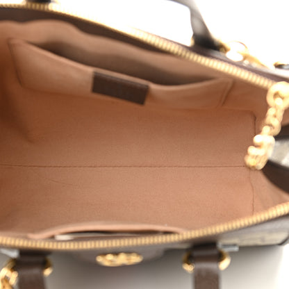 Gucci GG Supreme Monogram Small Ophidia Tote Bag Brown 5 of 9