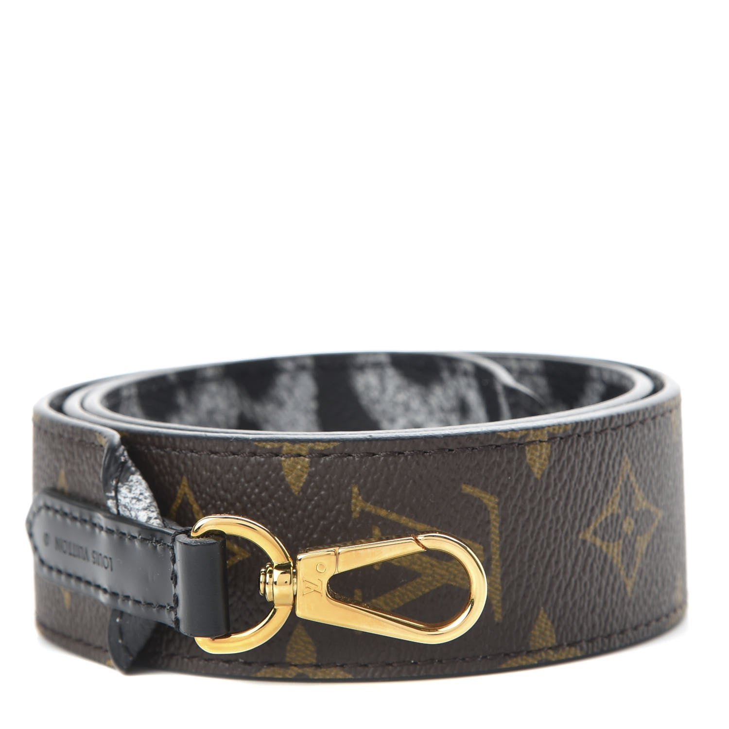 Louis Vuitton Monogram Animal Bandouliere Shoulder Strap Grey 3 of 6