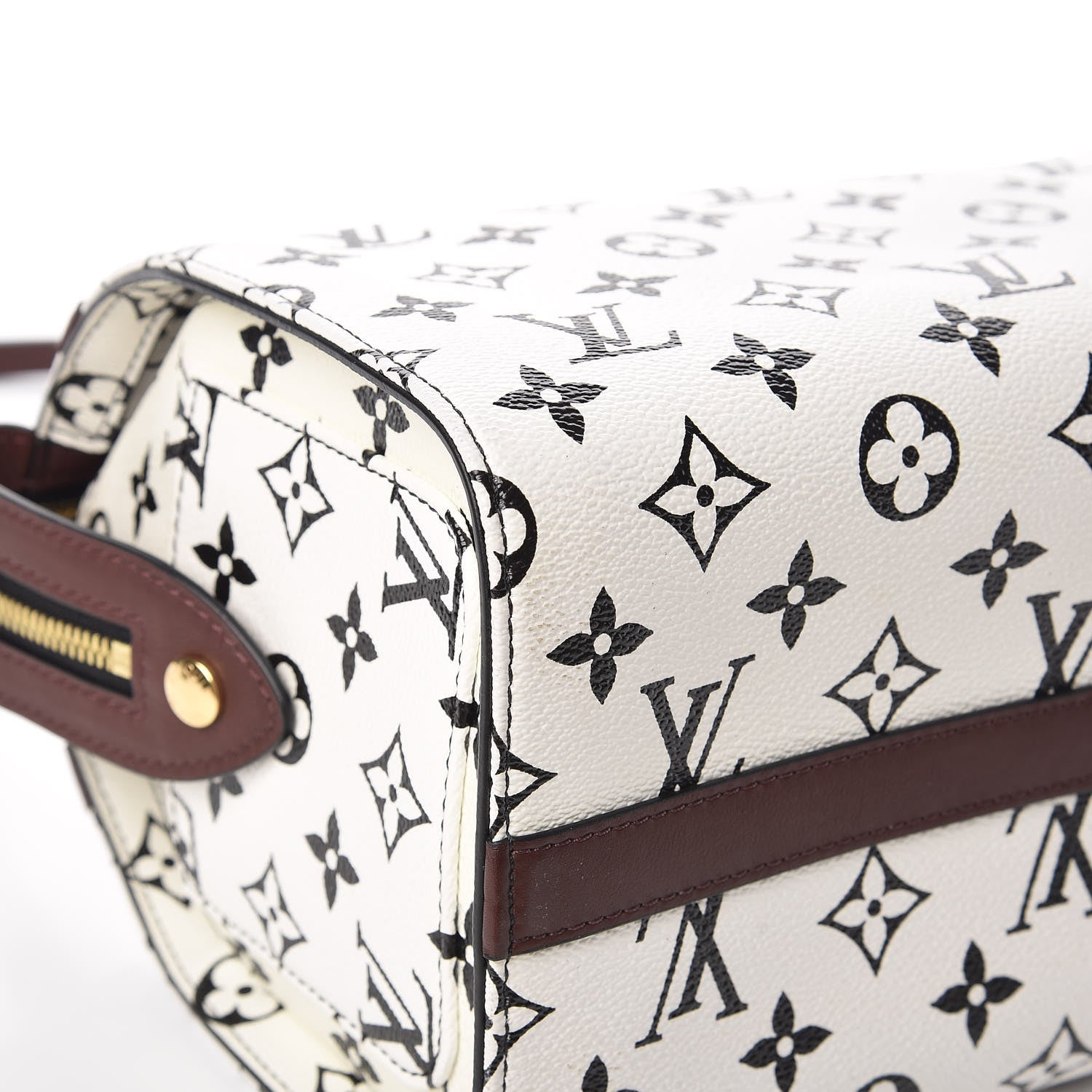 Louis Vuitton Monogram Speedy Amazon PM White Chocolat 10 of 14