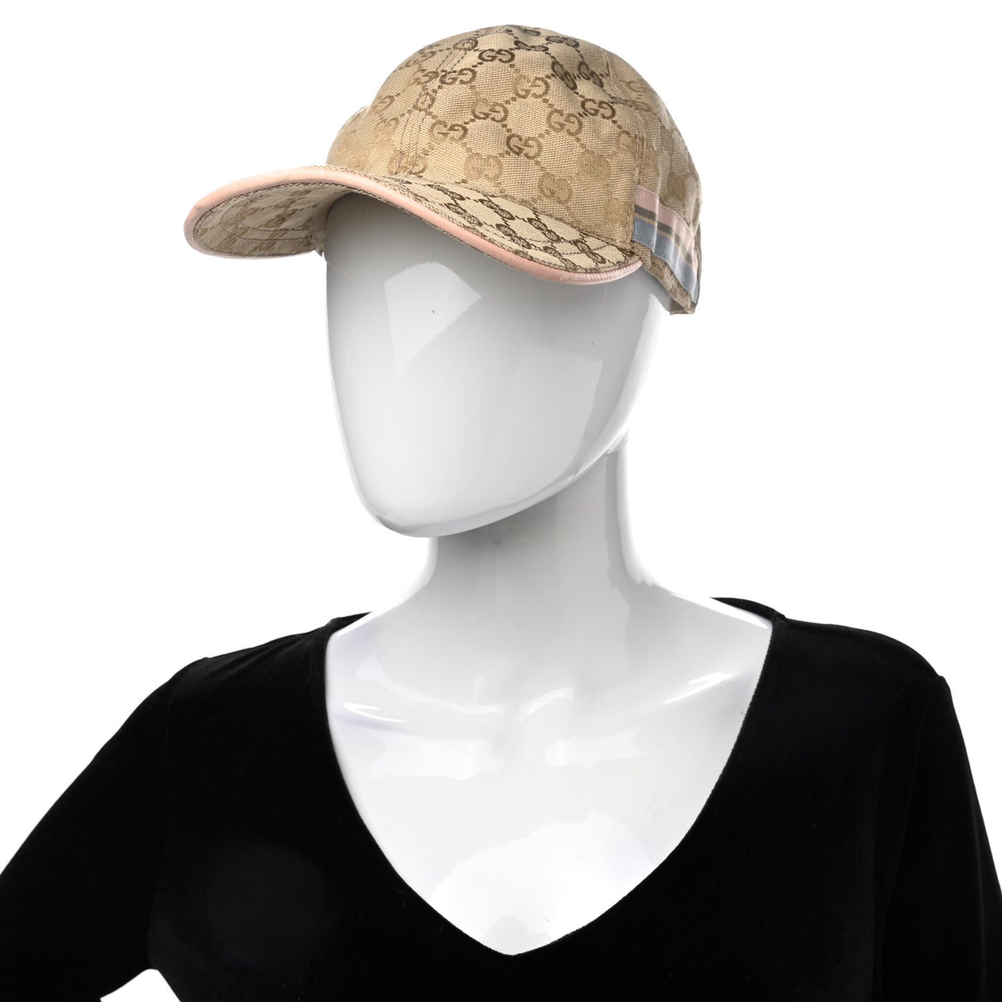 Monogram Web Baseball Hat XL Beige