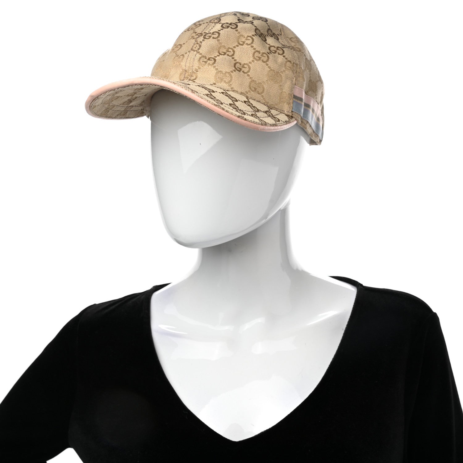 Gucci Monogram Web Baseball Hat XL Beige 2 of 10