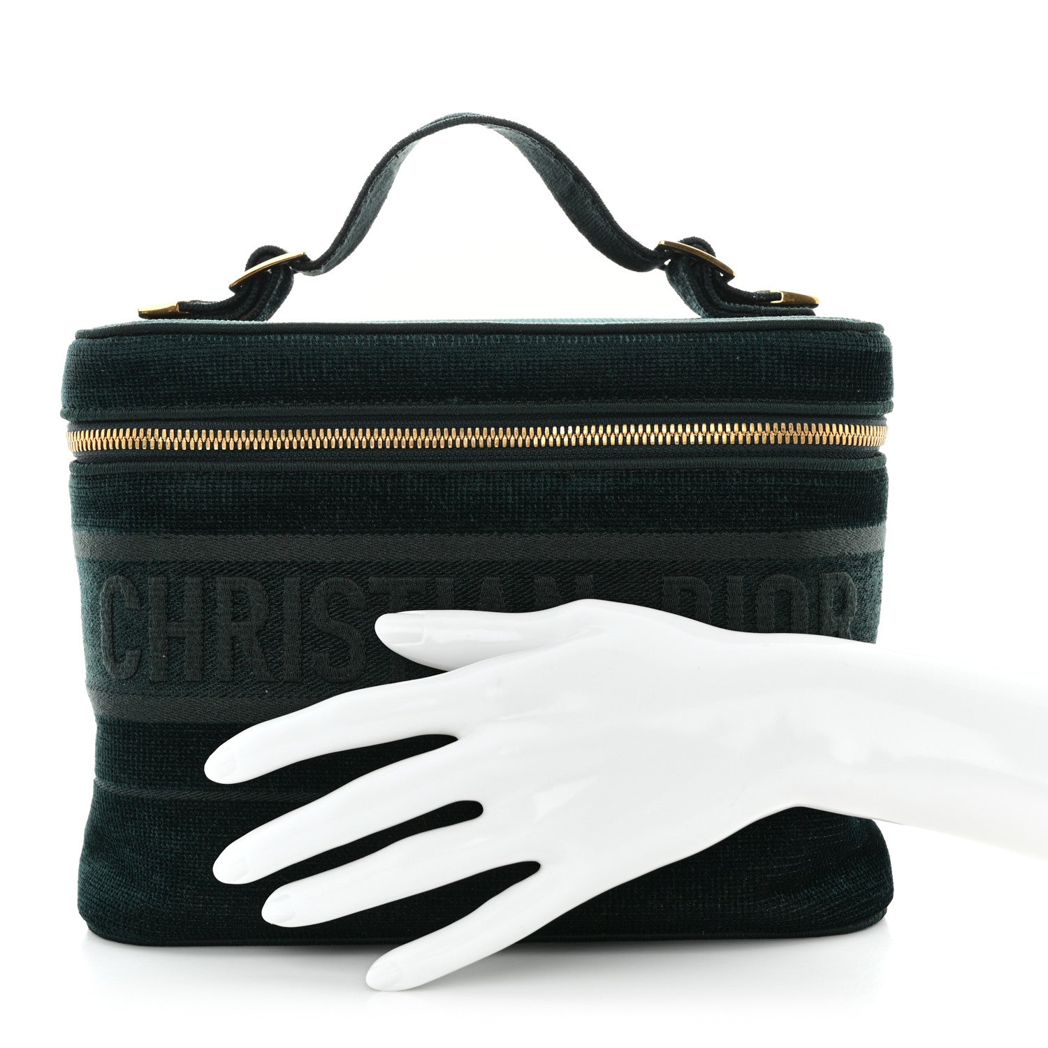 Christian Dior Velvet Vanity Case Green 3 of 16
