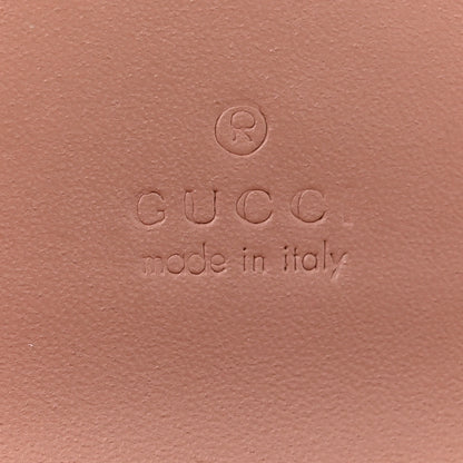 Gucci Calfskin Jumbo GG Embossed Snap Wallet Soft Pink 6 of 9