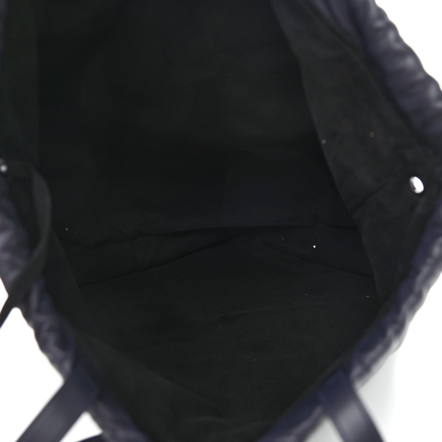Saint Laurent Lambskin West Shopping Bag Dark Notte 6 of 11
