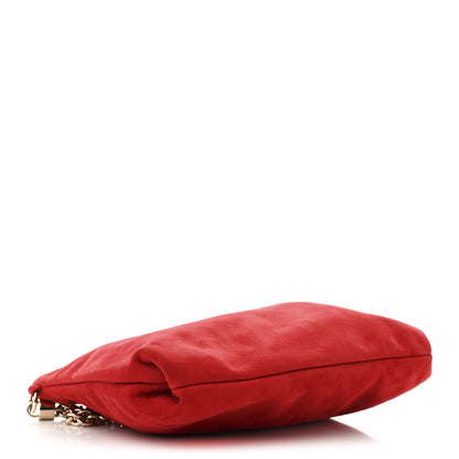 Jimmy Choo Suede Callie Shoulder Bag Red 3 of 9