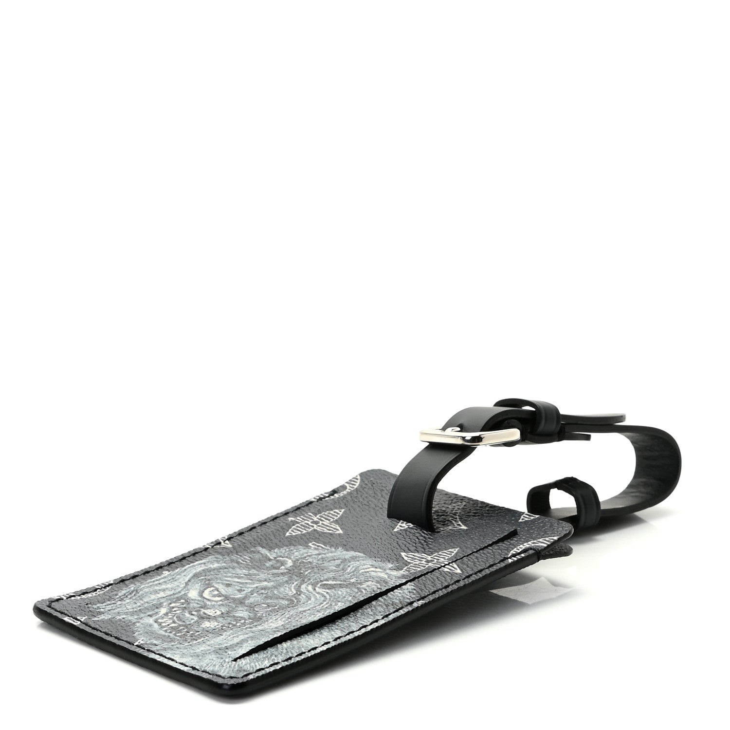 Louis Vuitton Savane Monogram Chapman Lion Luggage Tag 4 of 6