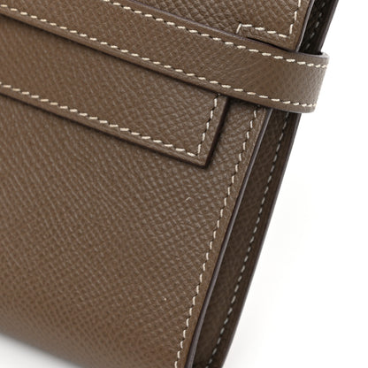 Hermes Epsom Kelly Longue Wallet Etoupe 9 of 11