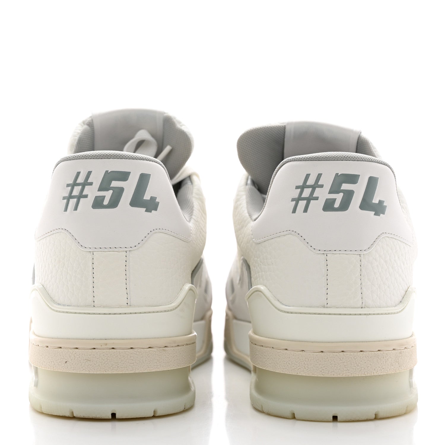 Louis Vuitton Calfskin Mens LV Trainer Sneakers 9 White 5 of 22