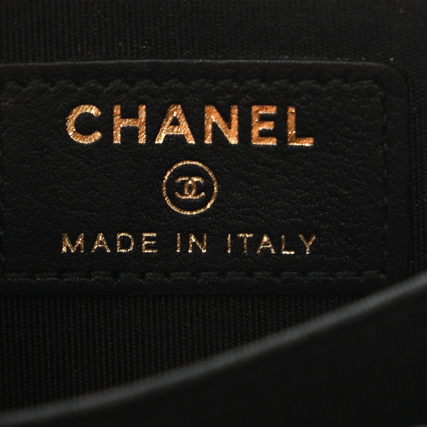 Chanel Lambskin Quilted Zip Around Boy Coin Purse Wallet Black 6 of 7