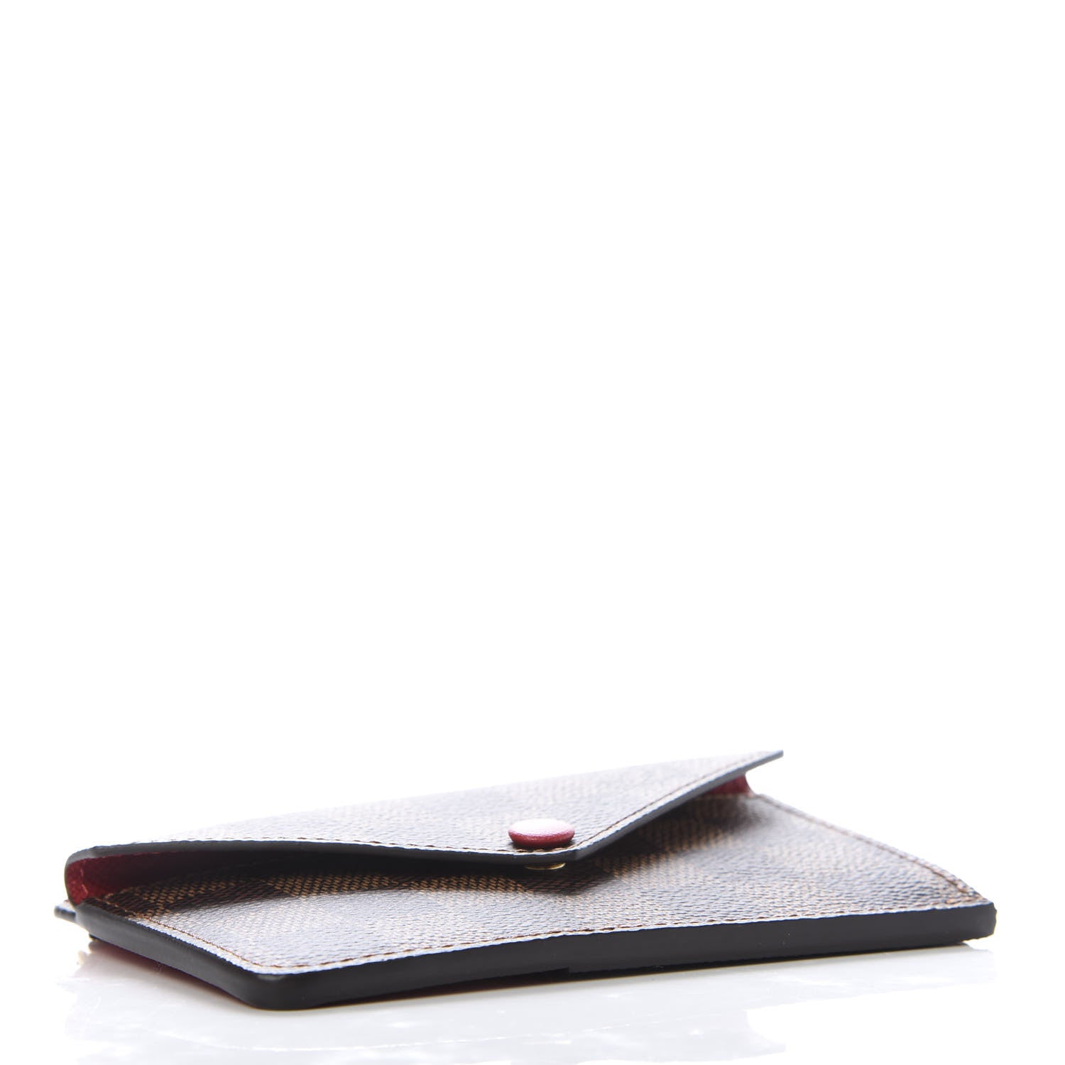 Louis Vuitton Damier Ebene Recto Verso Card Holder Red 4 of 8