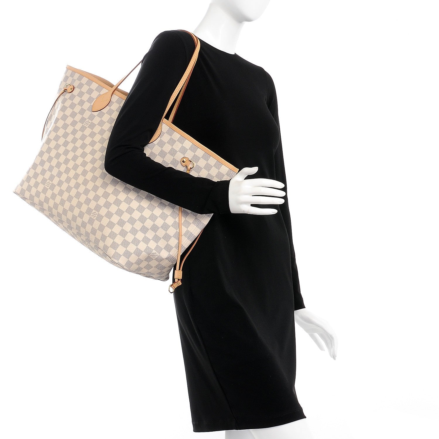 Louis Vuitton Damier Azur Neverfull GM 2 of 9