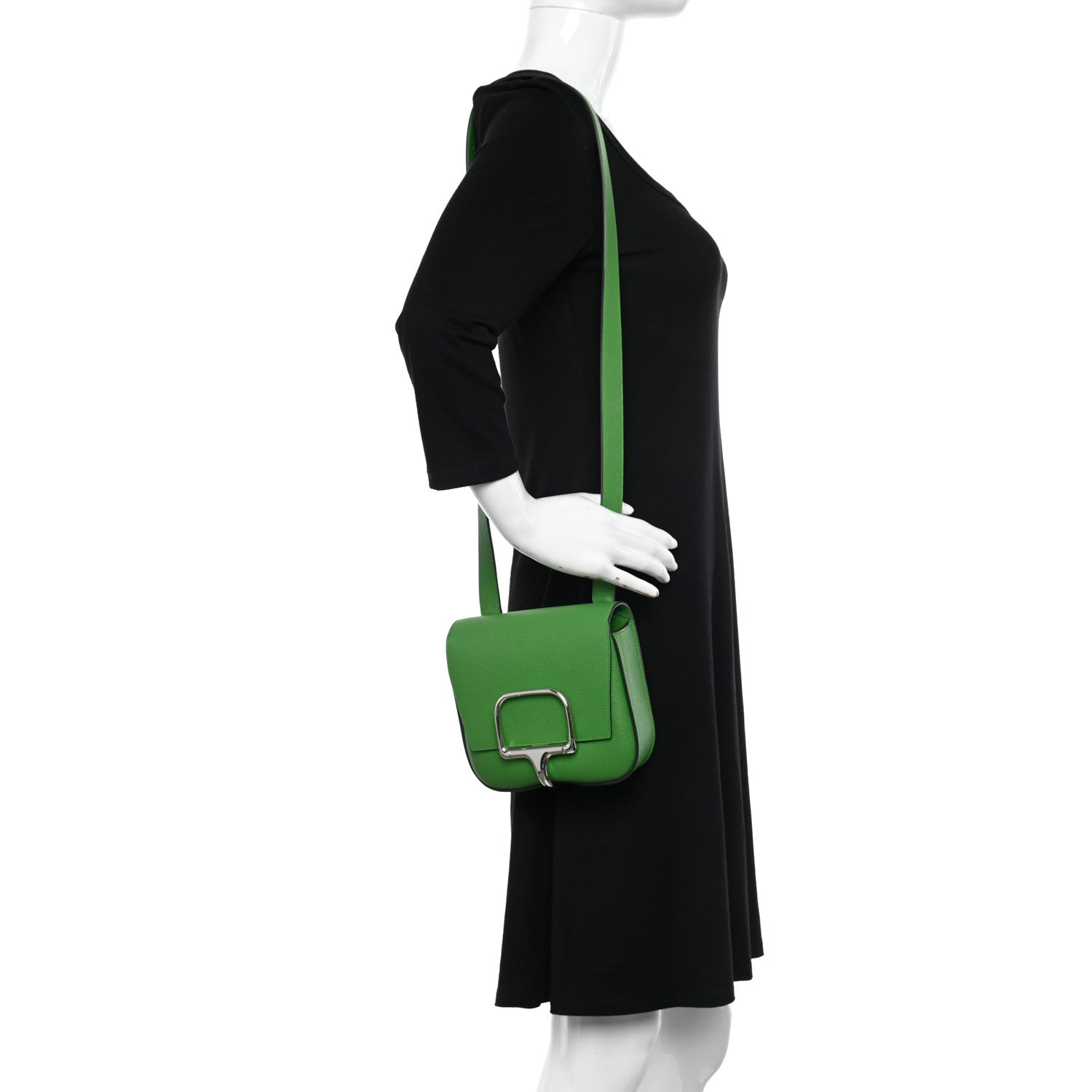 Hermes Epsom Mini Della Cavalleria Vert Yucca 2 of 12