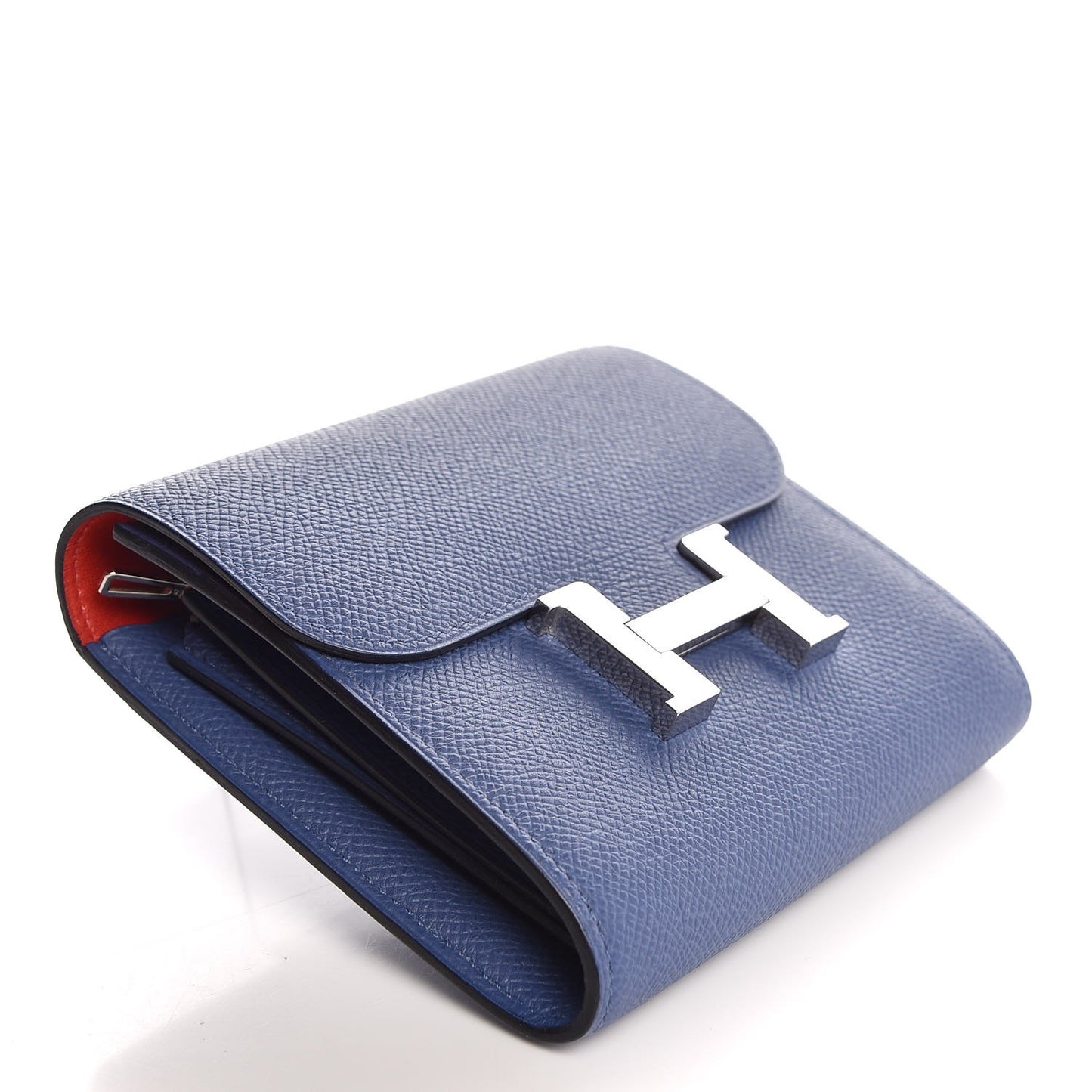 Epsom Constance Short Wallet Bleu Agate