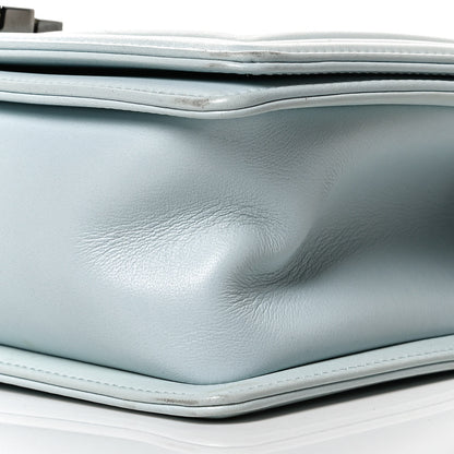Chanel Lambskin Quilted Medium Boy Flap Light Blue 10 of 11