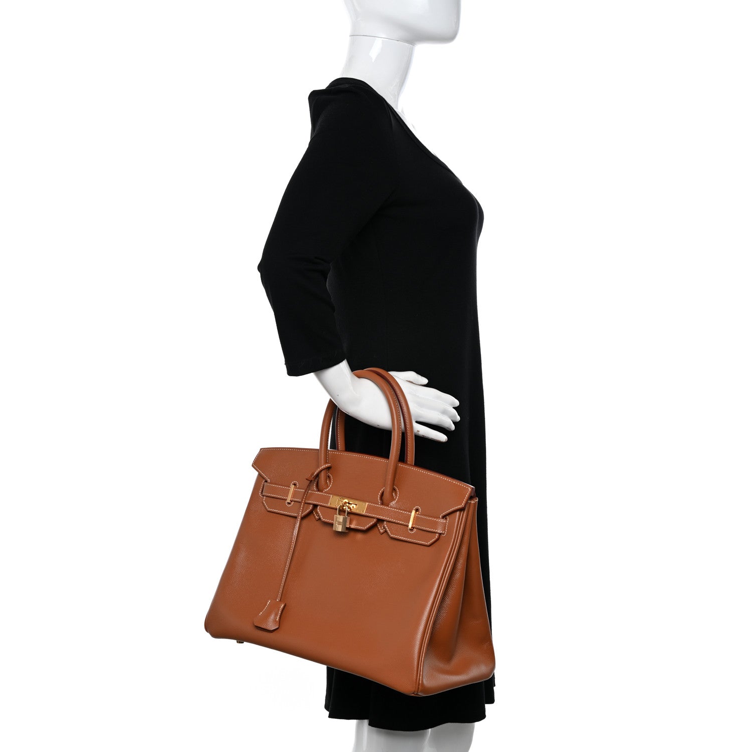 Hermes Courchevel Birkin 35 Gold 2 of 17