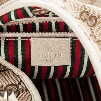 Gucci Monogram Medium New Britt Hobo Off White 6 of 6