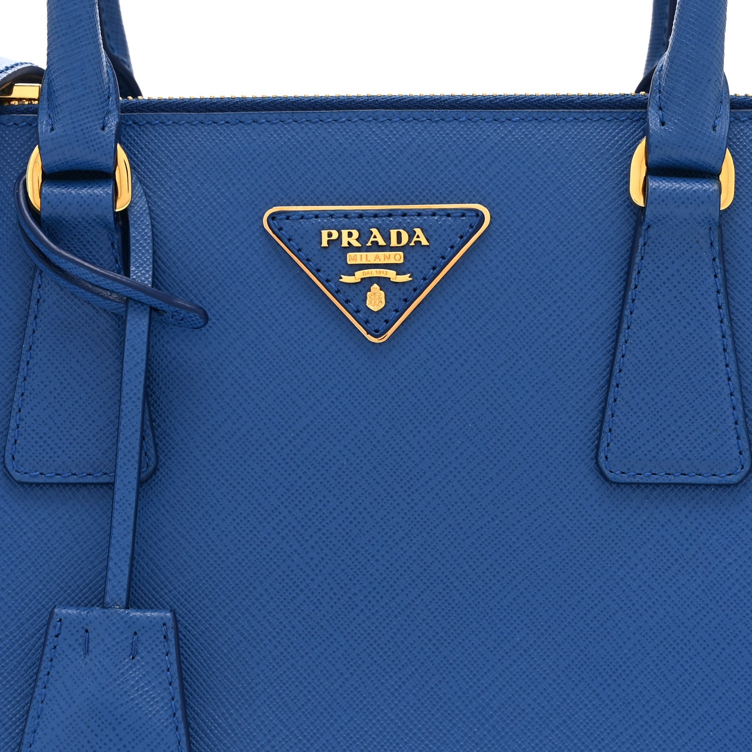 Prada Saffiano Lux Small Galleria Double Zip Tote Bluette 1893837