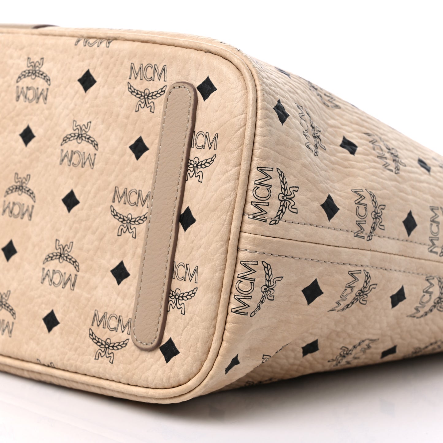 Visetos Medium Liz Reversible Shopper Tote Beige