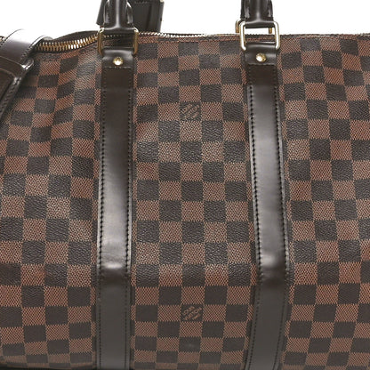 Louis Vuitton Damier Ebene Keepall Bandouliere 45 8 of 10
