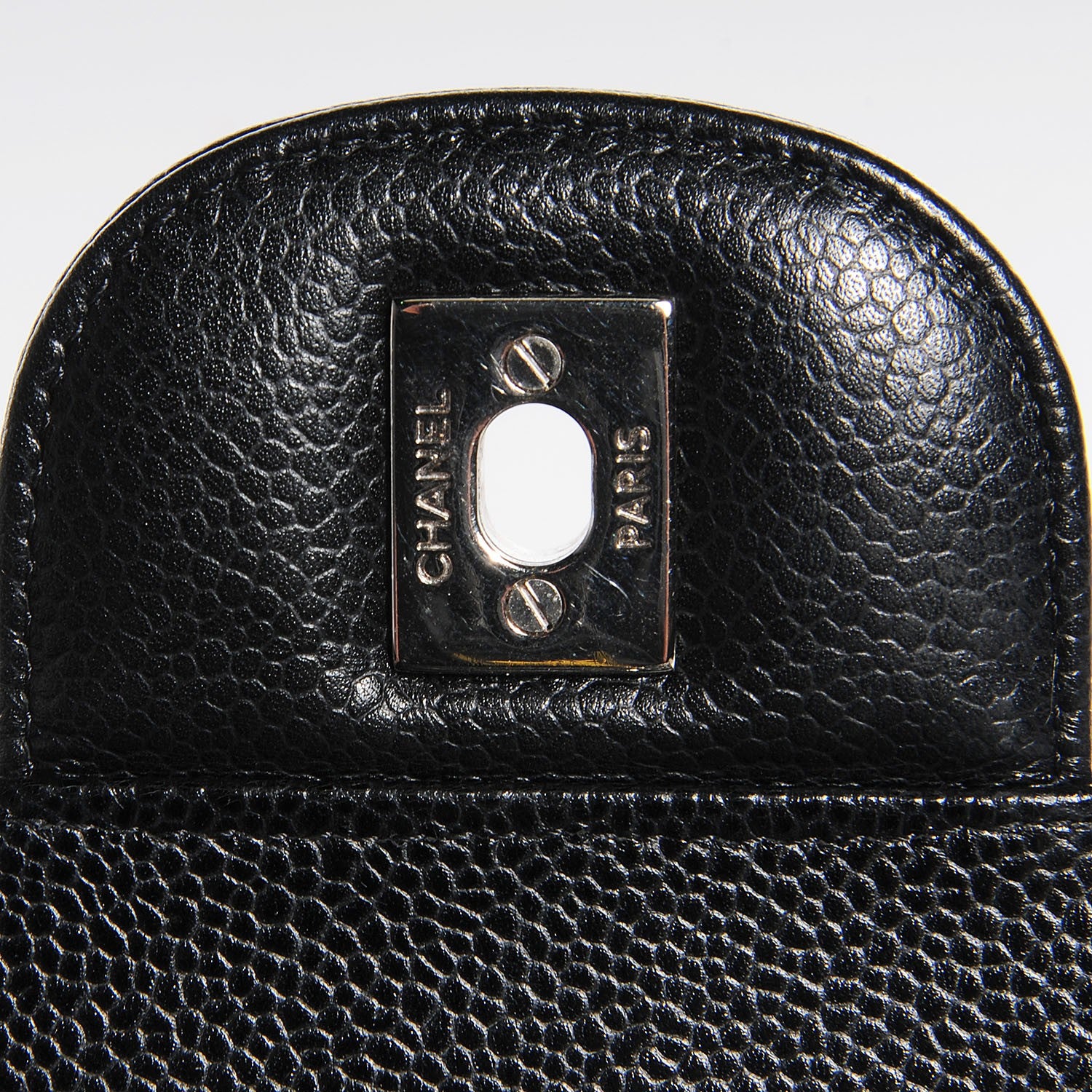 Chanel Caviar Quilted Jumbo Double Flap Black 8 of 9
