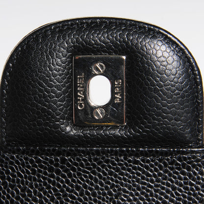 Chanel Caviar Quilted Jumbo Double Flap Black 8 of 9