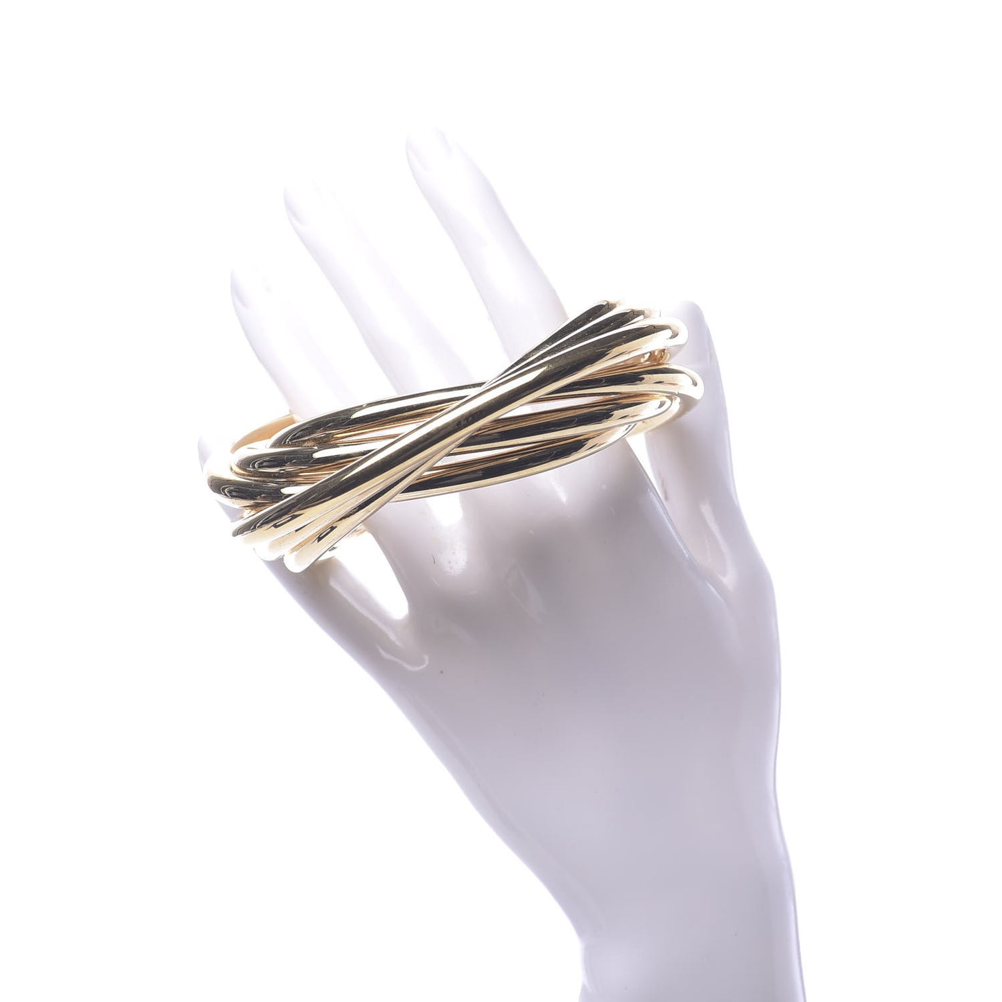 Brass Construction Cuff Bracelet M Gold