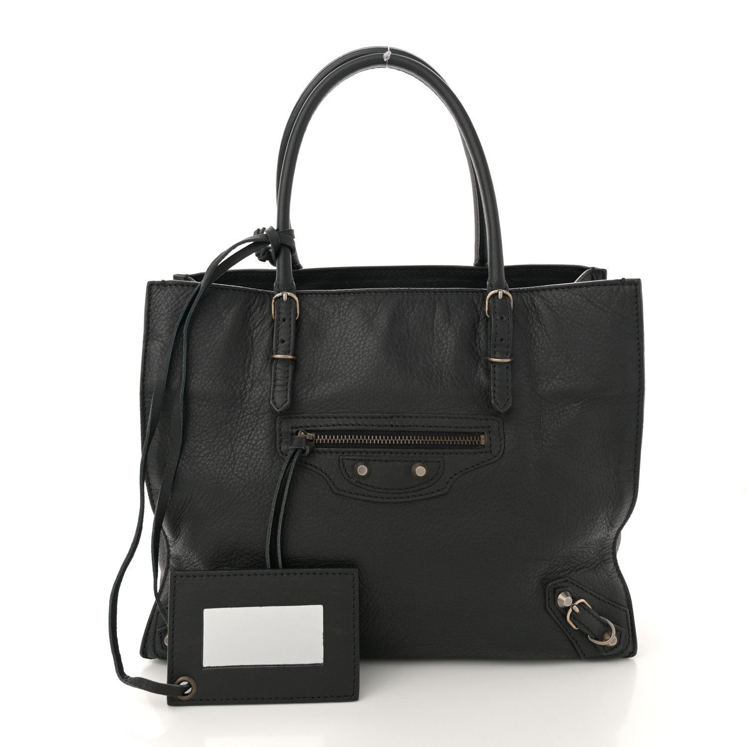 Balenciaga Veau Souple Mini Papier Tote Black 3 of 15