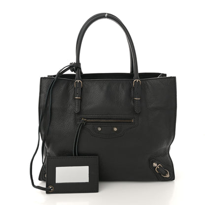 Balenciaga Veau Souple Mini Papier Tote Black 3 of 15