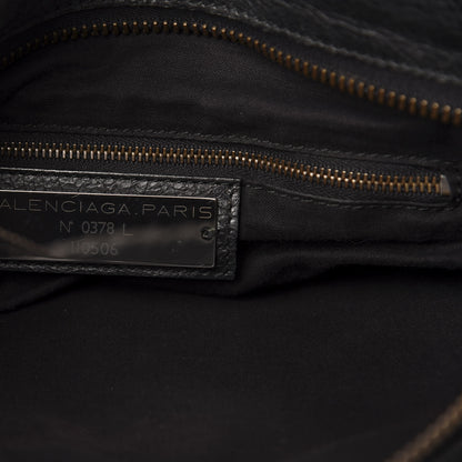 Balenciaga Agneau Classic Hardware Weekender Black 8 of 12