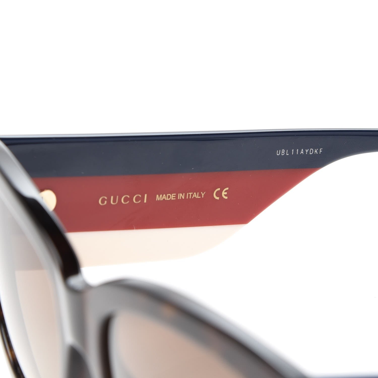 Gucci Acetate Web Oversized Frame Rectangle Sunglasses GG0276S Tortoiseshell 5 of 9