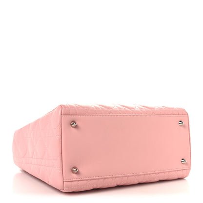 Christian Dior Lambskin Cannage Medium Lady Dior Light Pink 4 of 16