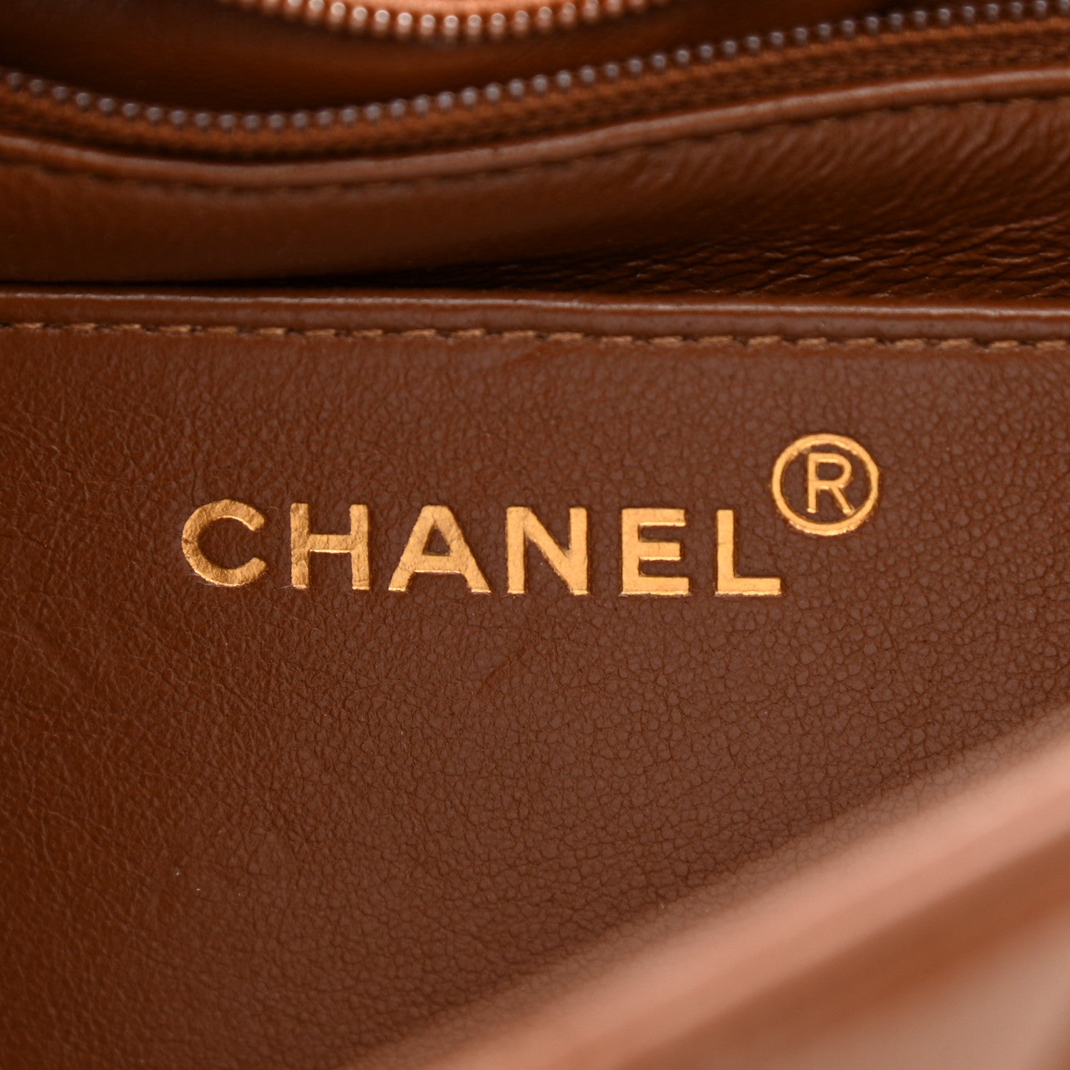 Chanel Lambskin Quilted Small Single Flap Brown 5 of 13