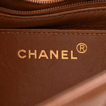 Chanel Lambskin Quilted Small Single Flap Brown 5 of 13