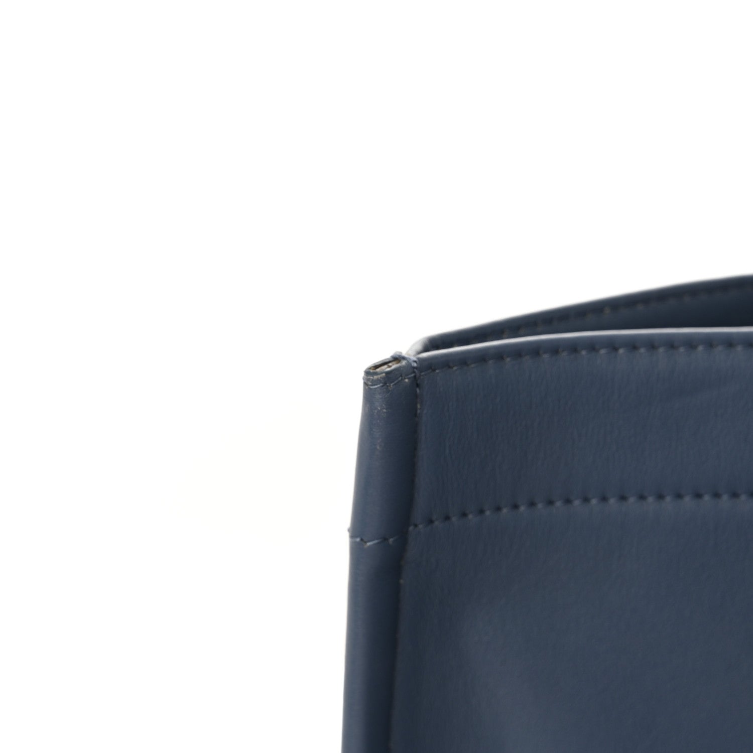 Christian Dior Calfskin Embossed Large Book Tote Blue 15 of 15