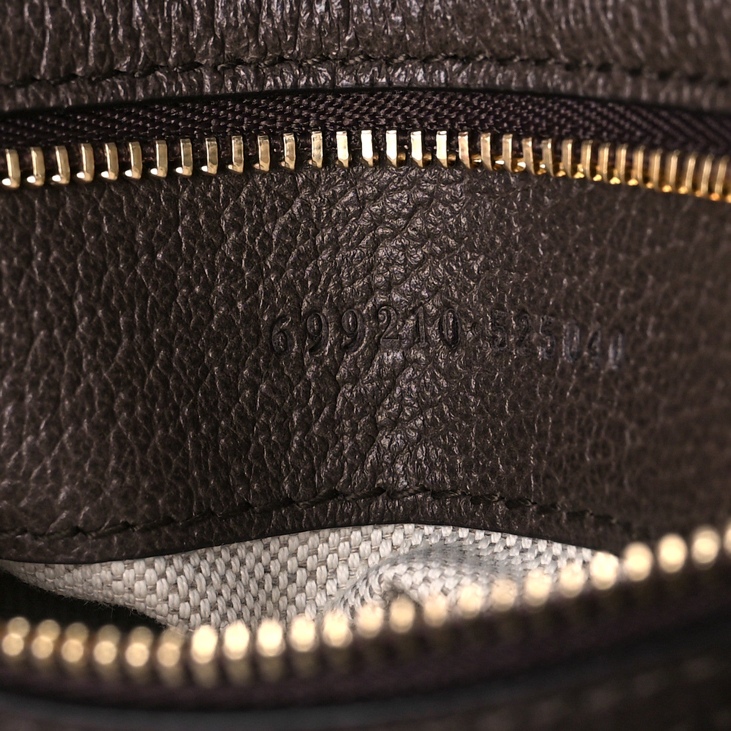Gucci GG Supreme Monogram Textured Dollar Calfskin Web Medium Blondie Shoulder Flap Bag Beige Ebony New Acero 7 of 9