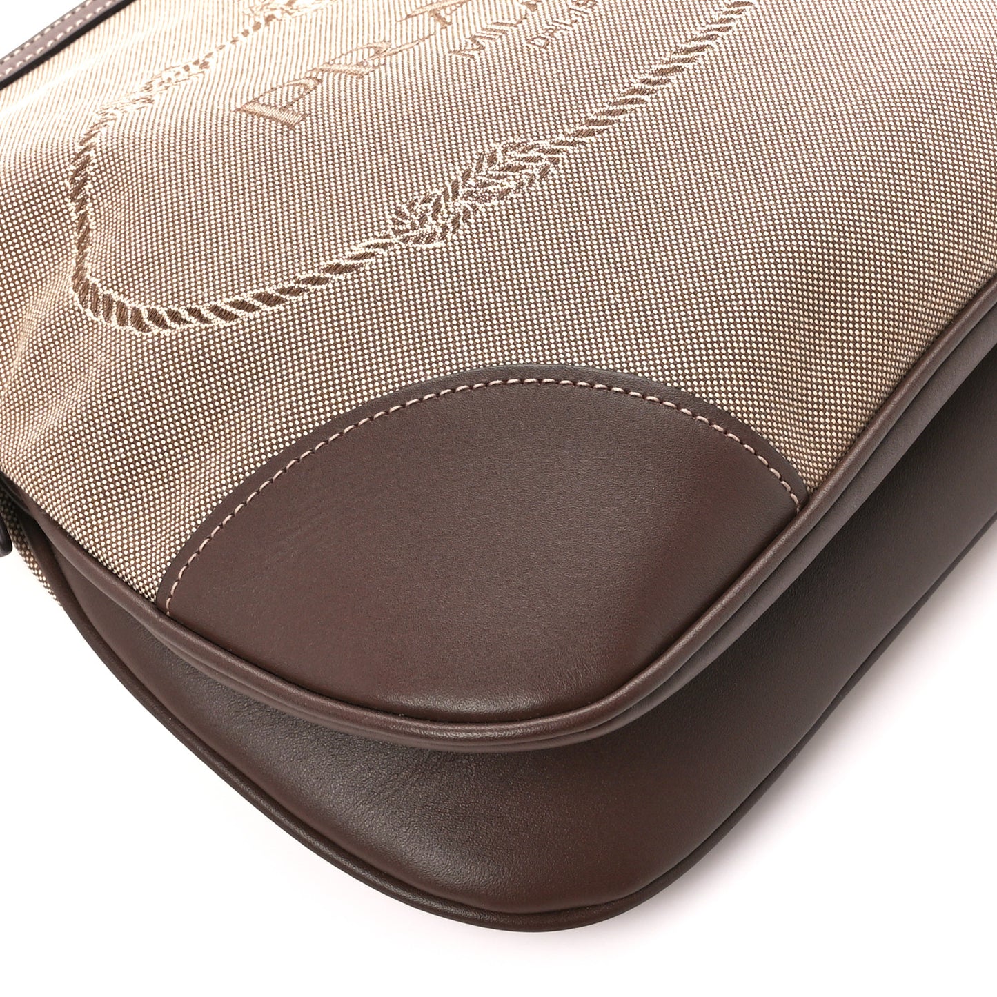 Jacquard Logo Small Flat Messenger Bag Corda Bruciato