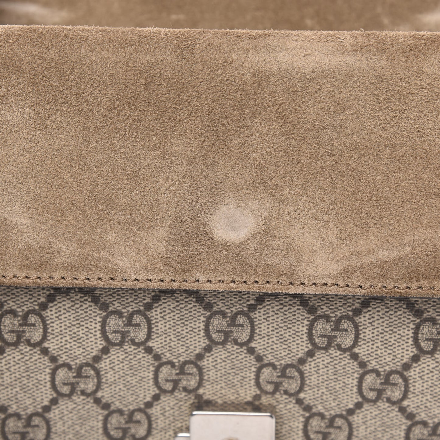 GG Supreme Monogram Mini Dionysus Shoulder Bag Taupe