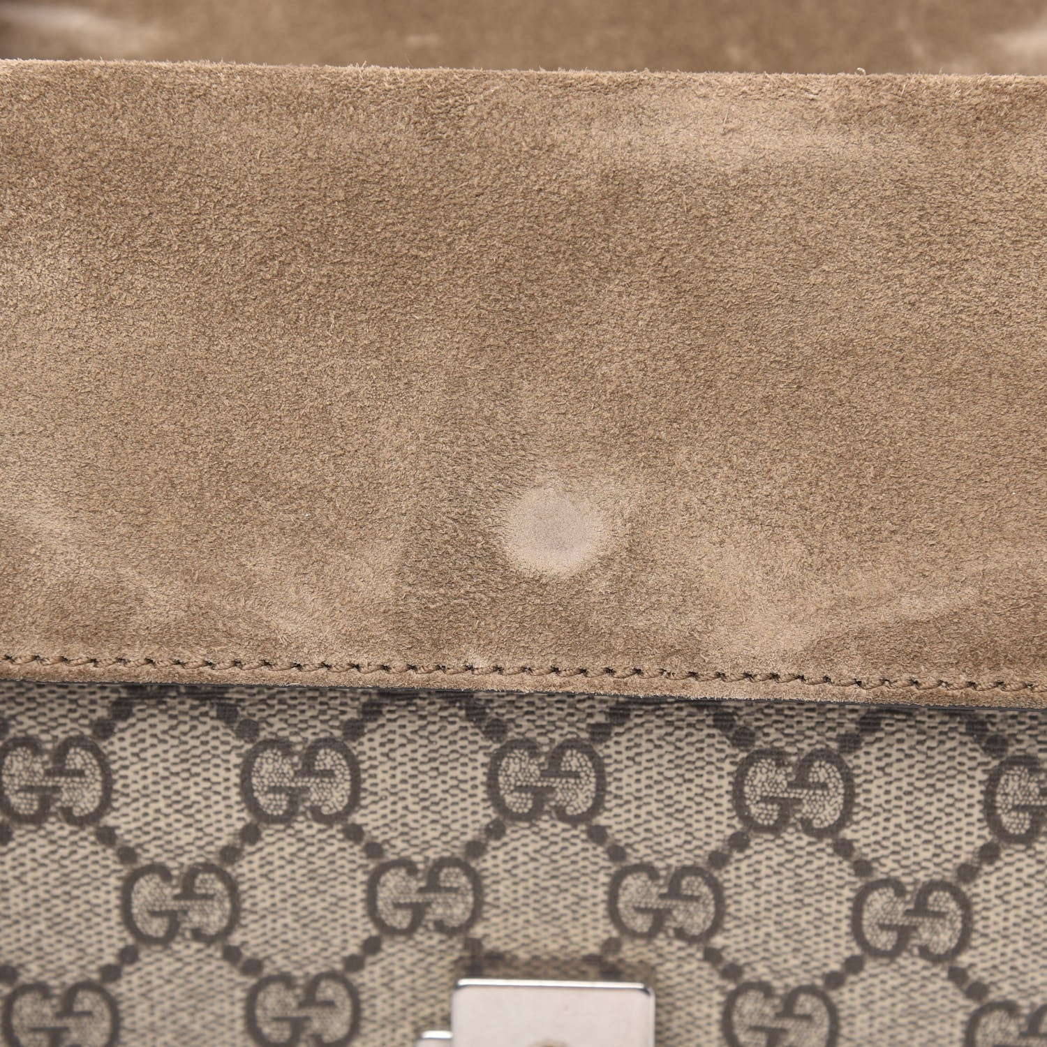Gucci GG Supreme Monogram Mini Dionysus Shoulder Bag Taupe 12 of 12