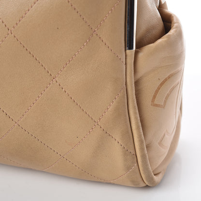 Chanel Lambskin Stitched Medium Ultimate Soft Tote Beige 12 of 16