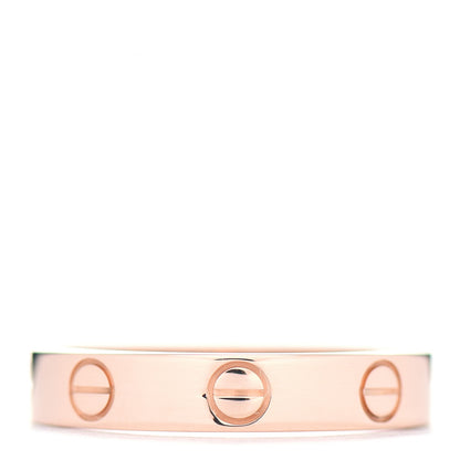 Cartier 18K Pink Gold 3.5mm LOVE Wedding Band Ring 52 6 3 of 5