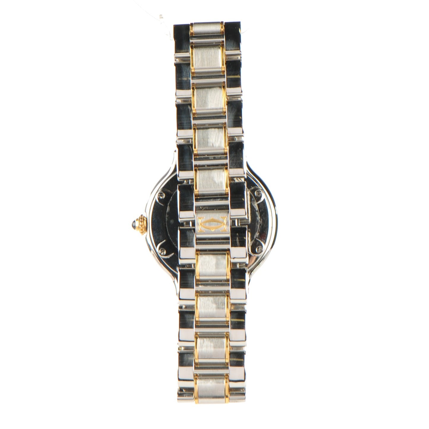 Stainless Steel 18K Yellow Gold 28mm Must De 21 Quartz Watch
