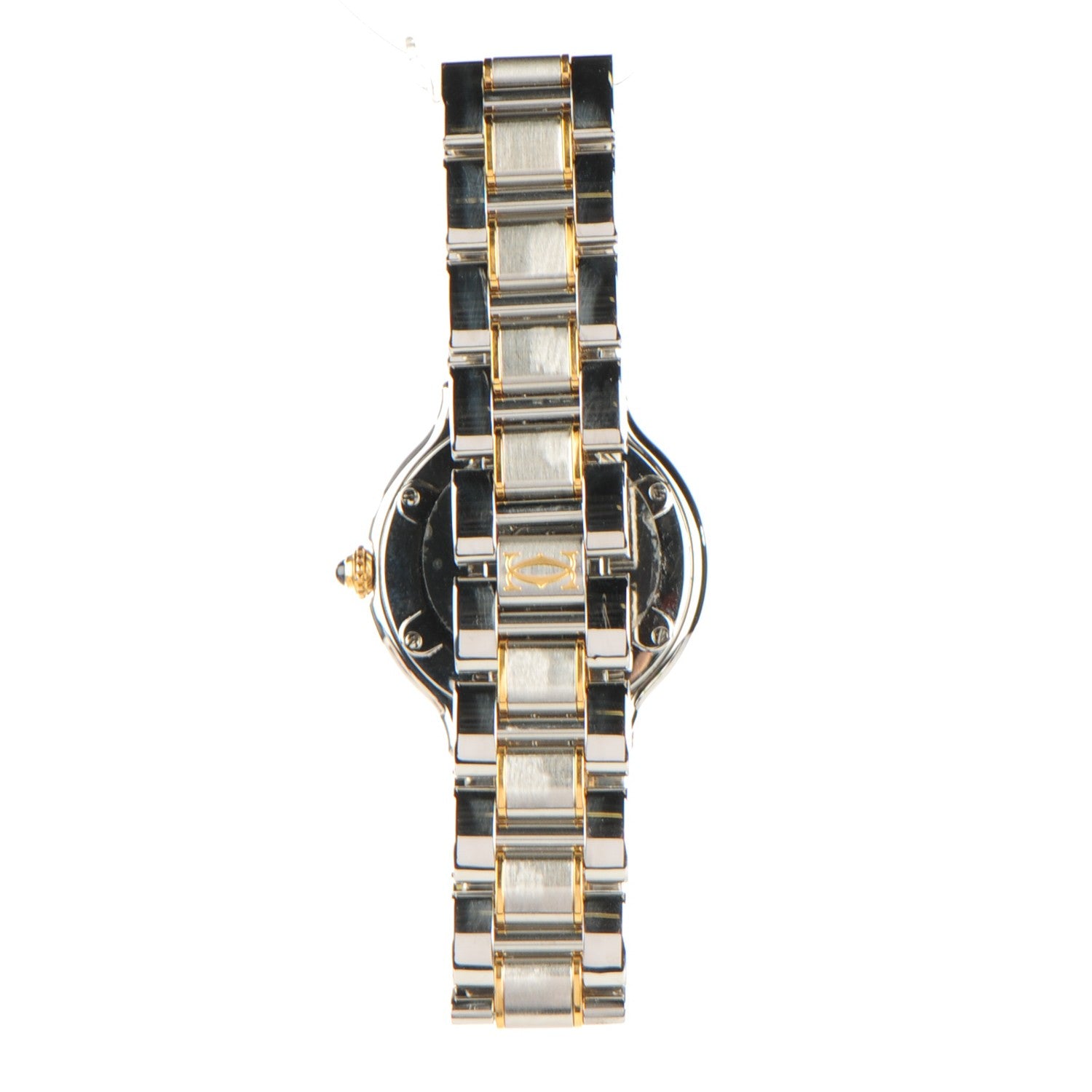 Cartier Stainless Steel 18K Yellow Gold 28mm Must De 21 Quartz Watch 10 of 12