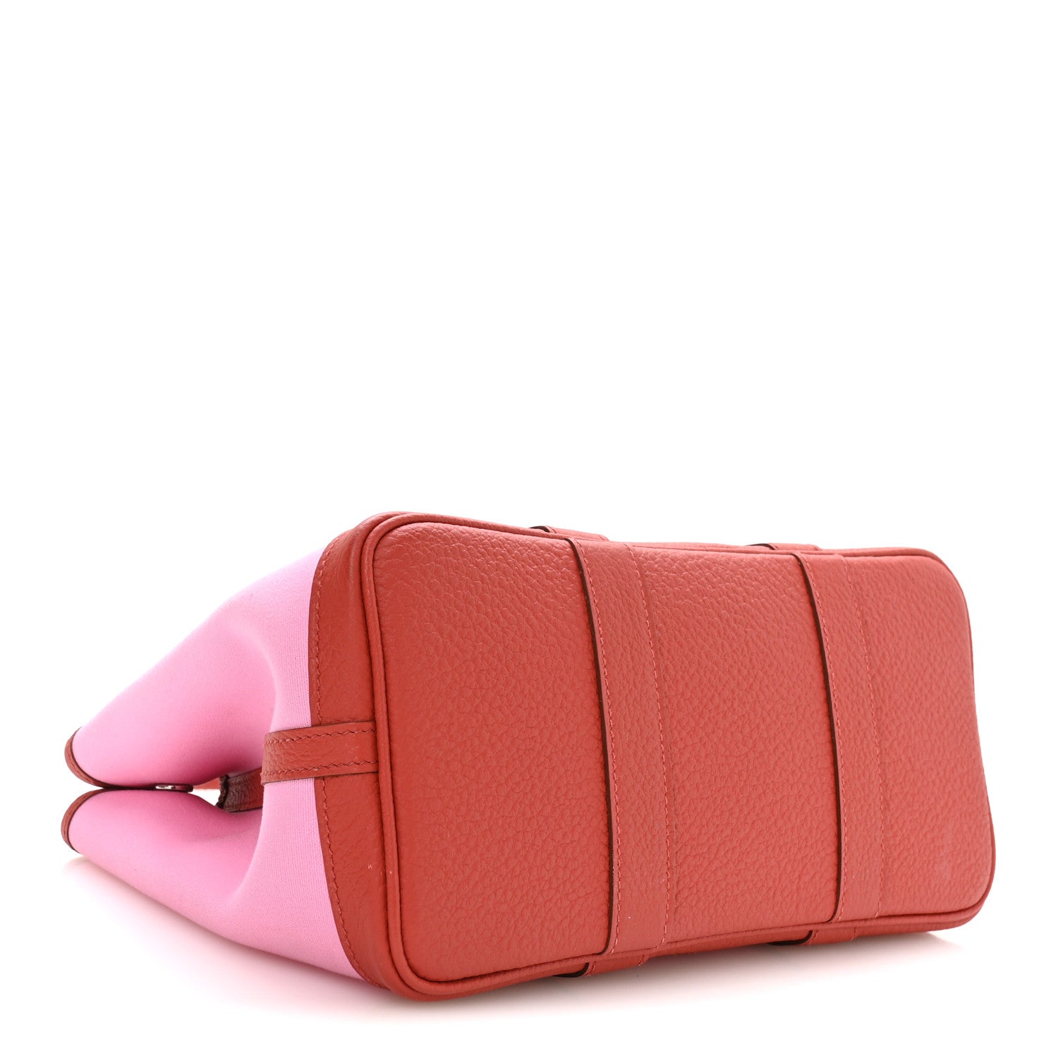 Hermes Toile Militaire Vache Country Garden Party Tote 30 Bubblegum Rouge Duchesse 4 of 11