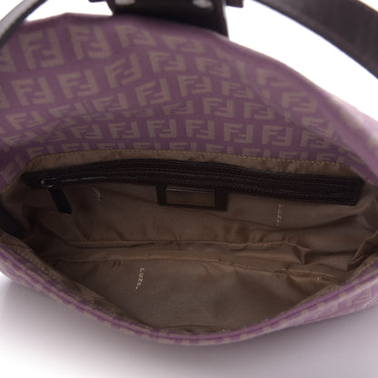 Fendi Zucchino Baguette Purple 5 of 9
