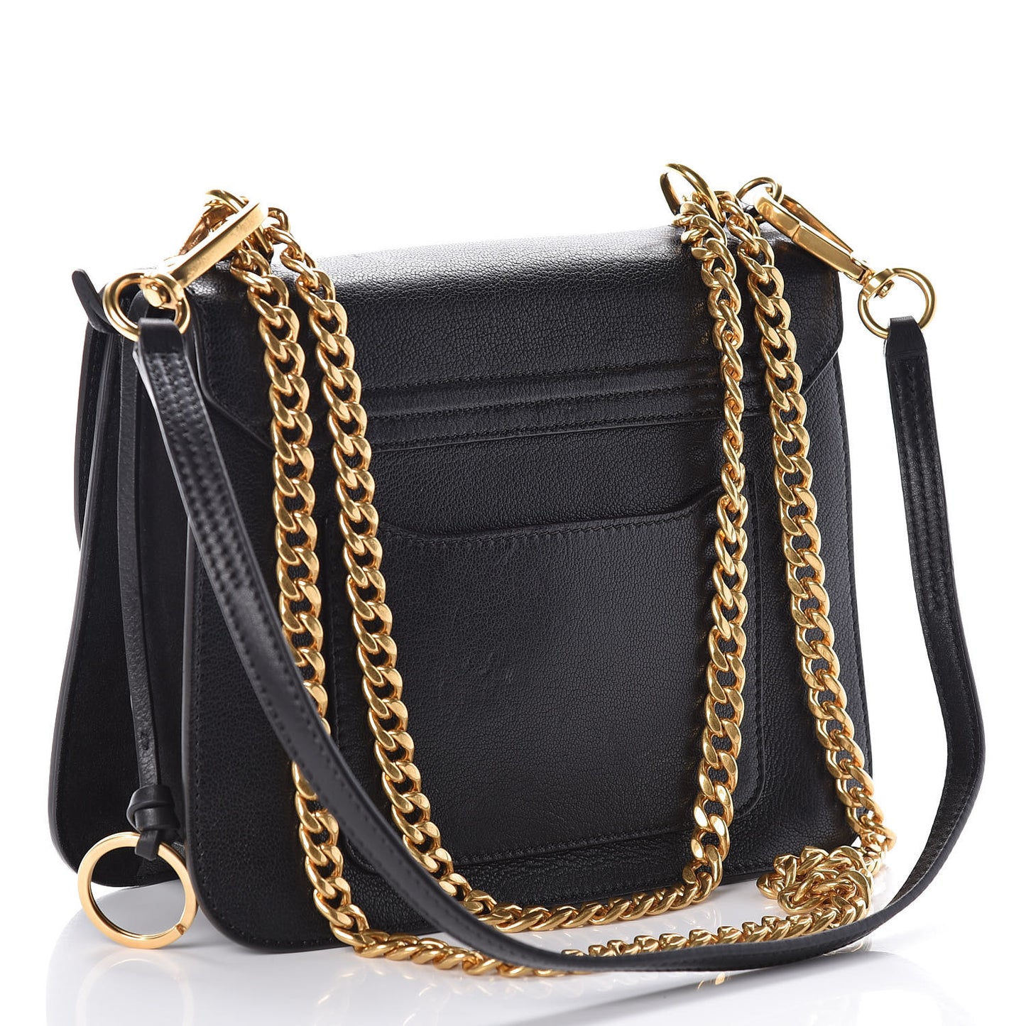 Goatskin Medium Mily Shoulder Bag Black