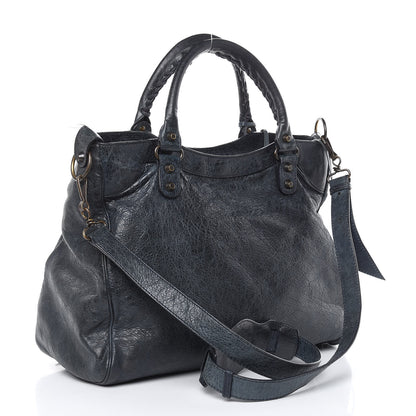 Balenciaga Agneau Classic Hardware Velo Dark Night 3 of 17
