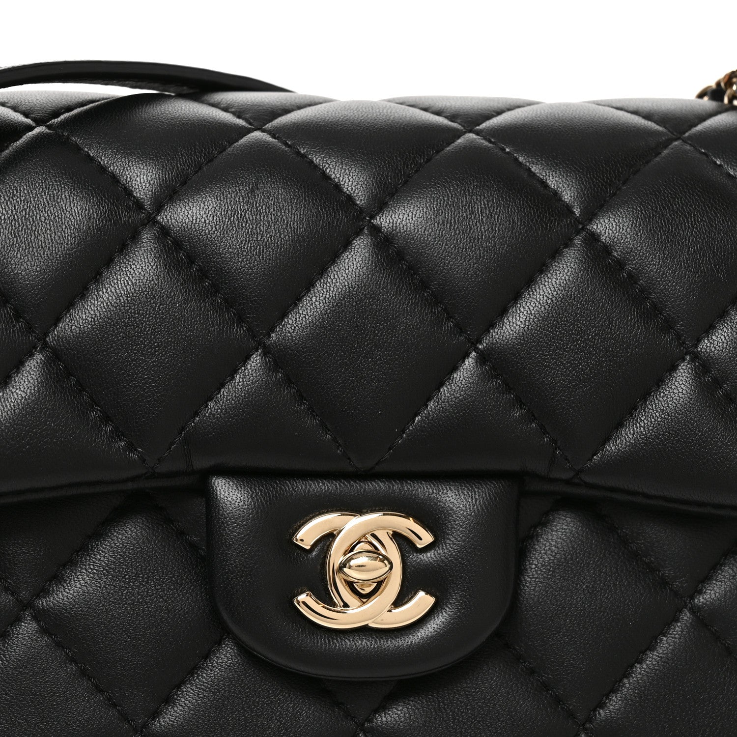Chanel Lambskin Quilted Small My Precious Flap Black 8 of 10
