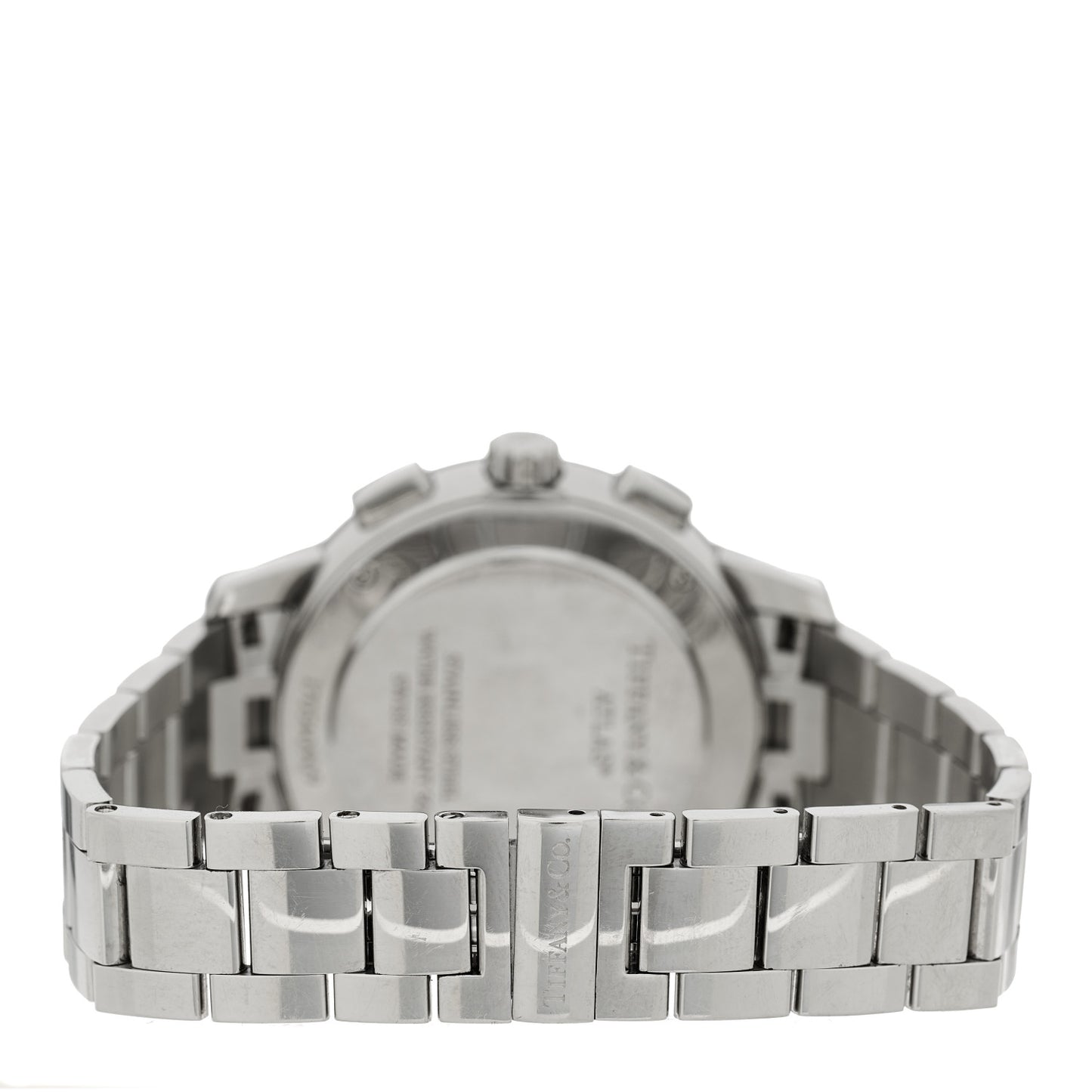 Stainless Steel Diamond Bezel 36mm Atlas Dome Chronograph Quartz Watch