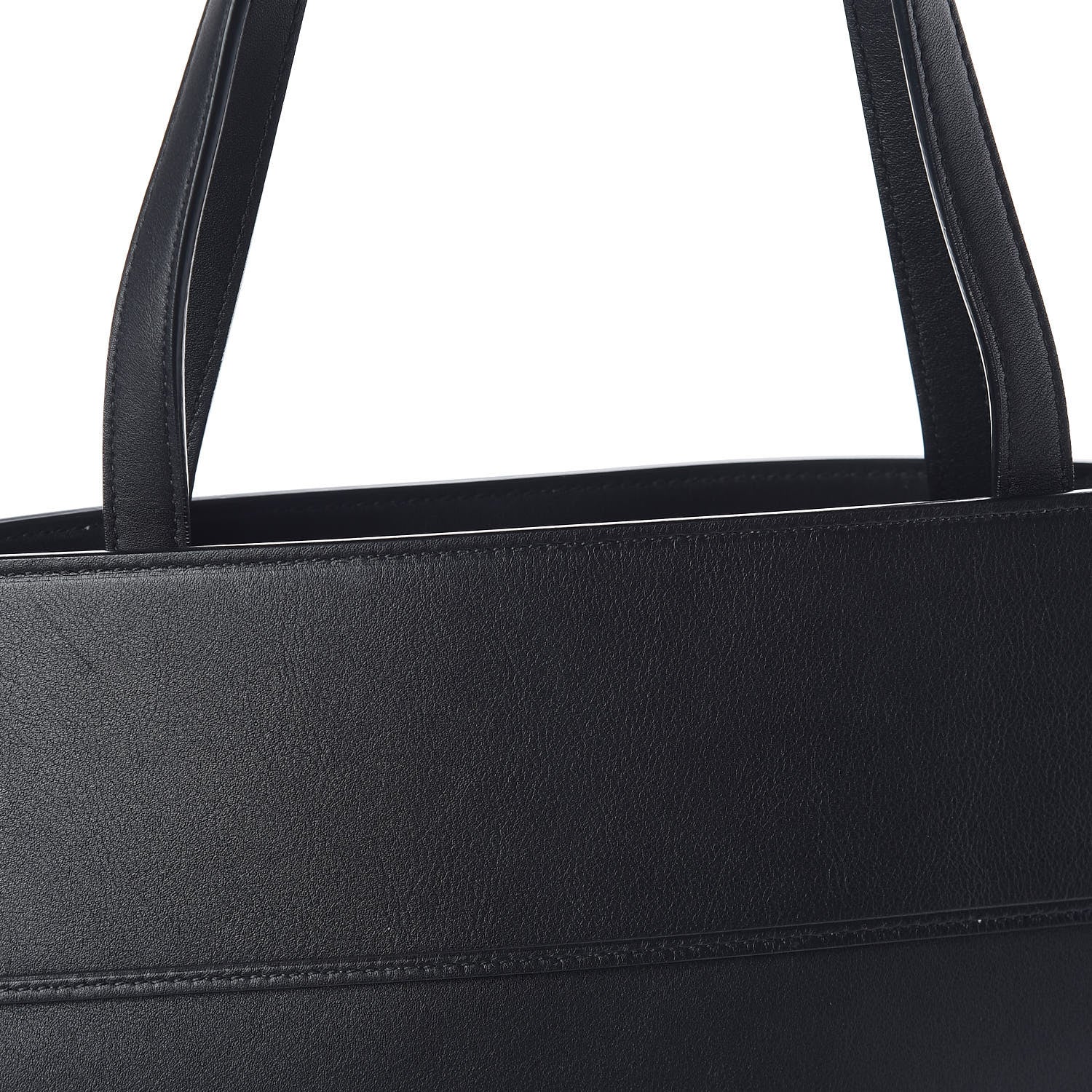 Saint Laurent Calfskin Medium Manhattan Shopper Tote Black 8 of 10